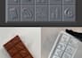 do custom chocolate mold, chocolate bar, slab for plastic, silicone moulds
